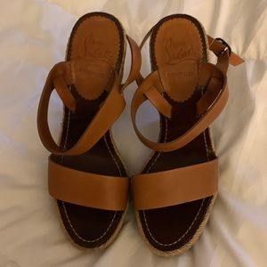 Christian Louboutin Platform Sandals Size 7